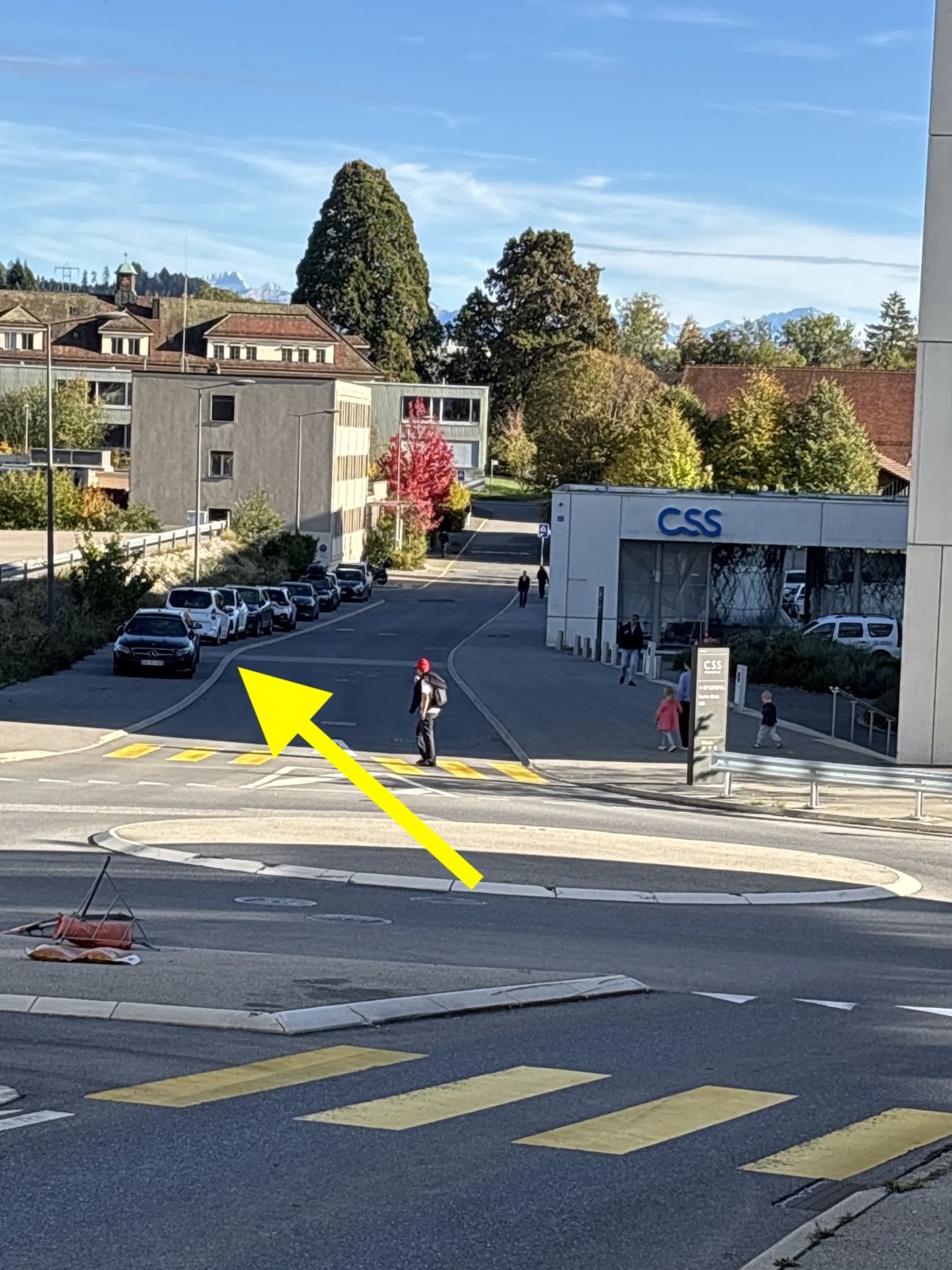 Les abords d’Aquatis à Lausanne